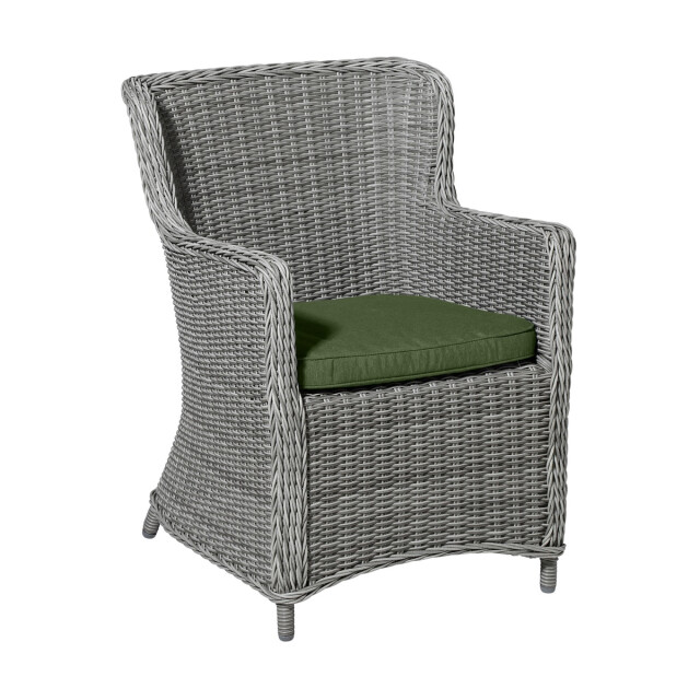 Madison zitkussen wicker panama green ca. 48x48 cm set van 4 3083366 large