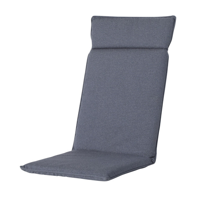 Madison tuinstoelkussen hoge rug manchester denim grey ca. 120x50 cm set 3082946 large