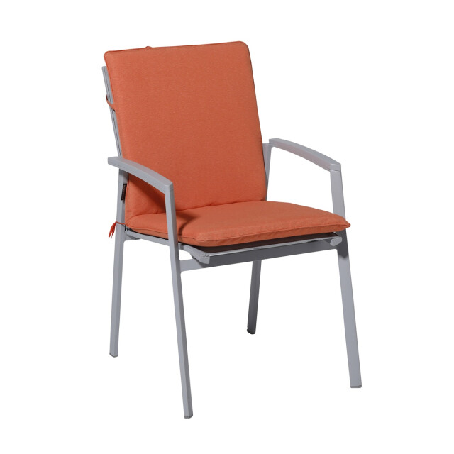 Madison stapelstoelkussen panama flame orange ca. 97x49 cm set van 4 3083567 large