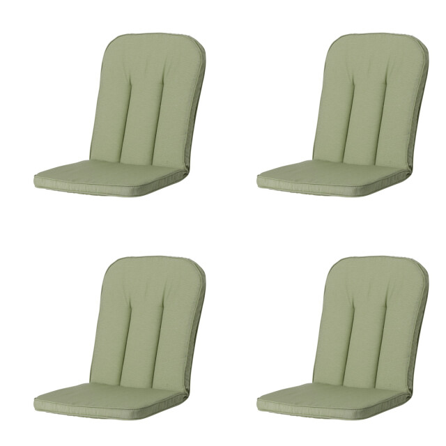 Madison tuinkussen carlo / calvia panama sage ca. 100x48 cm set van 4 3083508 large