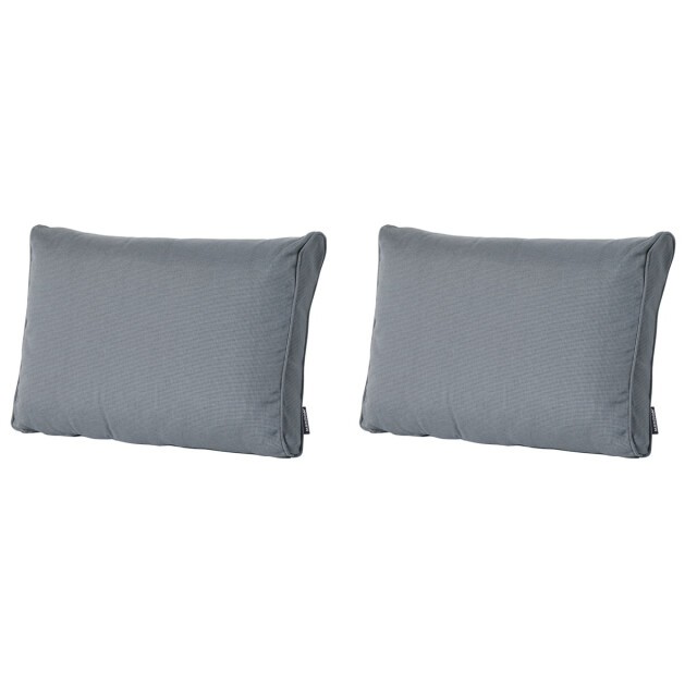 Madison lounge rugkussen rib grey ca. 40x60 cm set van 2 3082850 large