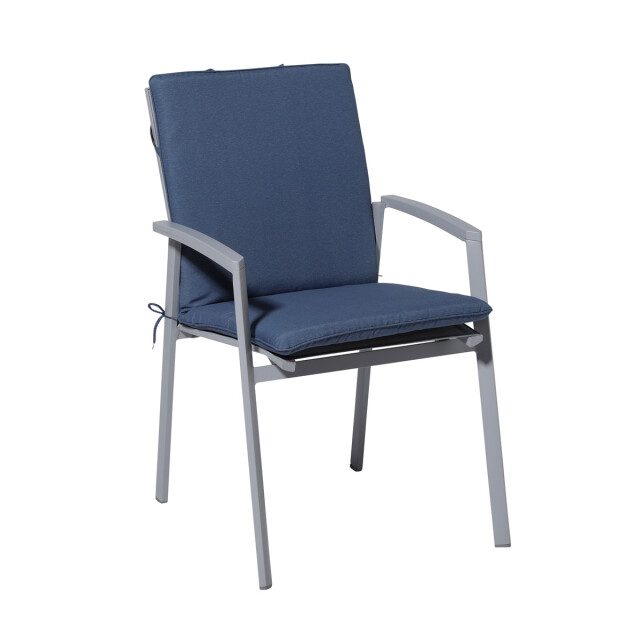 Madison stapelstoelkussen panama safier blue ca. 97x49 cm set van 4 3083570 large