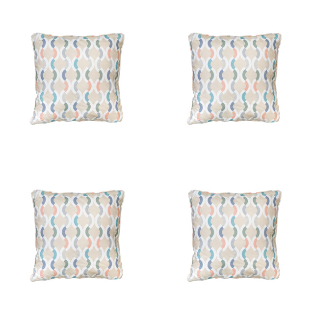 Madison sierkussen trivia natural ca. 50x50 cm set van 4 3083205 large