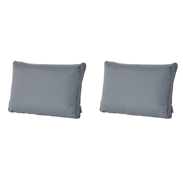 Madison lounge rugkussen rib grey ca. 43x73 cm set van 2 3082866 large