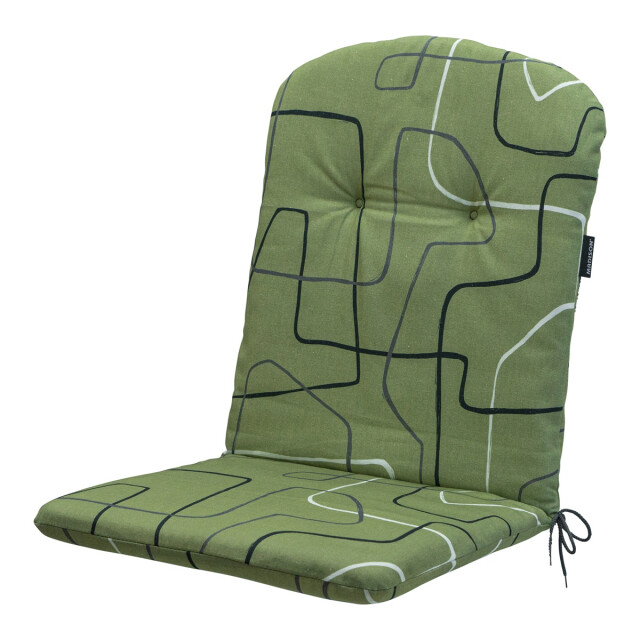Madison kuipstoelkussen hoge rug joah sage ca. 96x45 cm set van 4 3082986 large