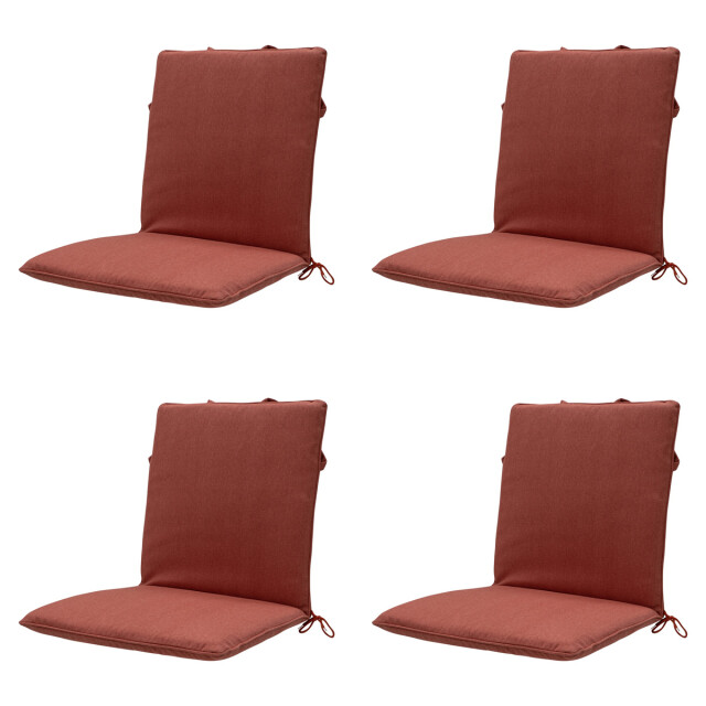 Madison stapelstoelkussen terra canvas eco+ ca. 97x49 cm set van 4 3083587 large