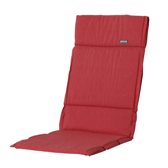 Madison tuinkussen fiber deluxe panama brick red ca. 125x50 cm set van 4 3083548 large