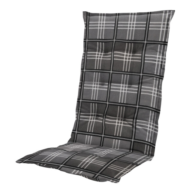 Madison tuinstoelkussen hoge rug patchy grey ca. 123x50 cm set van 4 3083068 large