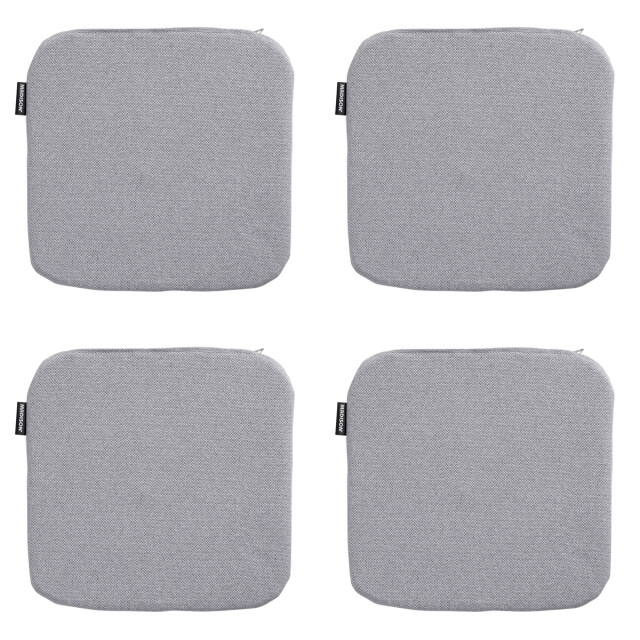 Madison zitkussen manchester light grey ca. 40x40 cm set van 4 3083324 large