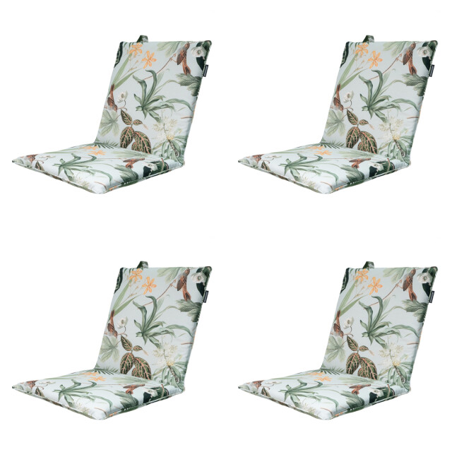 Madison stapelstoelkussen grasse green ca. 97x49 cm set van 4 3083625 large