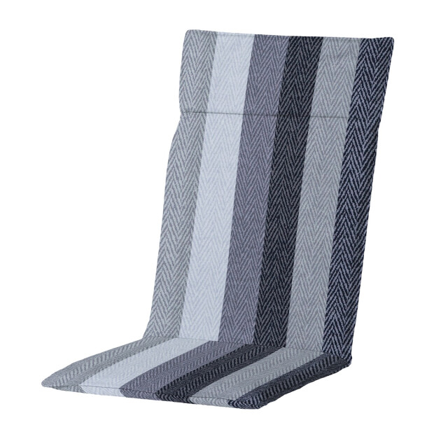 Madison tuinstoelkussen hoge rug victoria grey ca. 120x50 cm set van 4 3082905 large