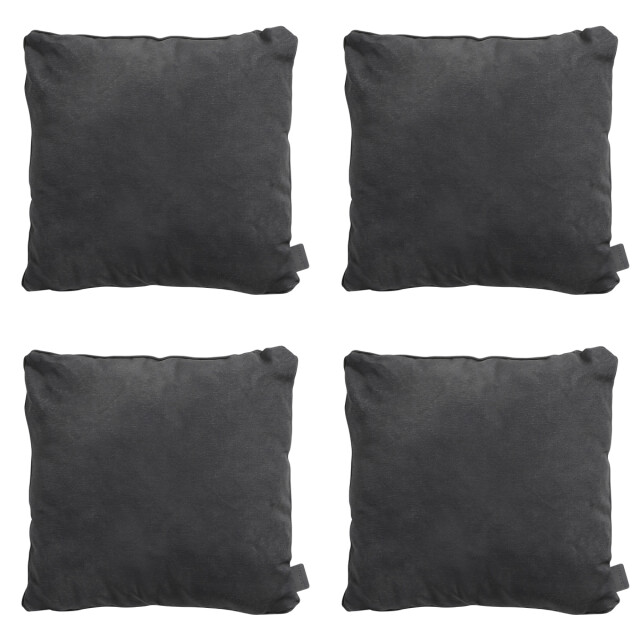 Madison sierkussen panama black ca. 60x60 cm set van 4 3083246 large