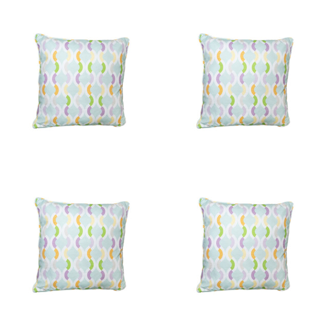 Madison sierkussen trivia mint ca. 50x50 cm set van 4 3083204 large