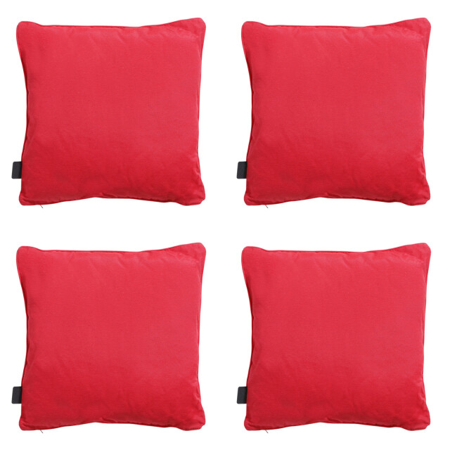 Madison sierkussen panama red ca. 60x60 cm set van 4 3083244 large