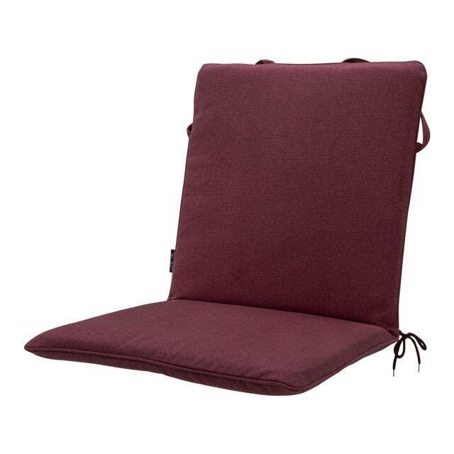Madison stapelstoelkussen bordeaux canvas eco+ ca. 97x49 cm set van 4 3083588 large