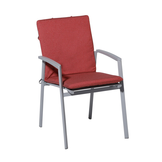 Madison stapelstoelkussen manchester red ca. 97x49 cm set van 4 3083605 large
