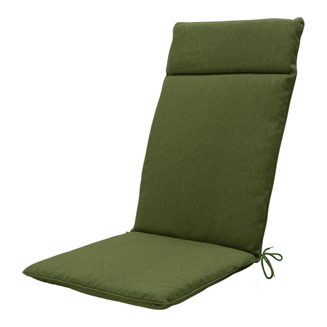 Madison tuinstoelkussen hoge rug moss green canvas eco+ ca. 120x50 cm set 3082924 large