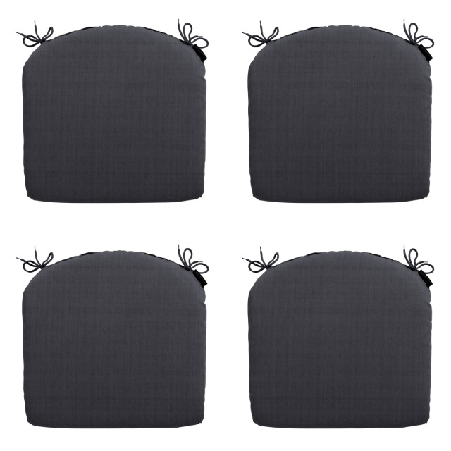Madison zitkussen basic black ca. 46x48 cm set van 4 3083425 large