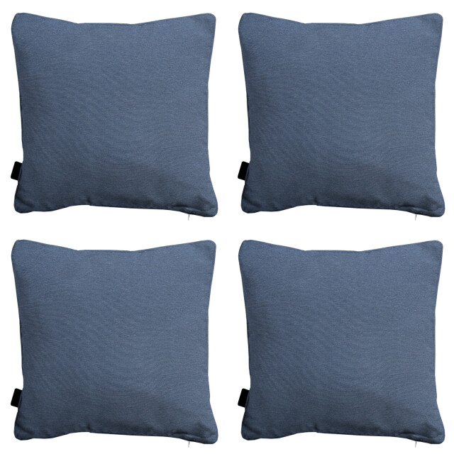 Madison sierkussen panama safier blue ca. 45x45 cm set van 4 3083143 large