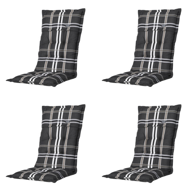 Madison tuinstoelkussen hoge rug nils ca. 123x50 cm set van 4 3083563 large