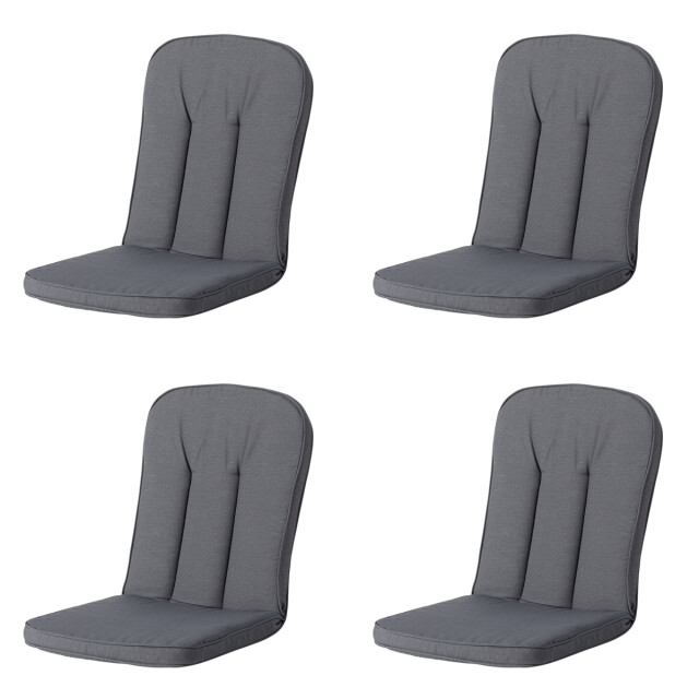 Madison tuinkussen carlo / calvia panama grey ca. 100x48 cm set van 4 3083507 large