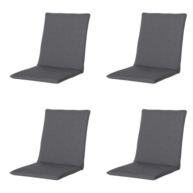 Madison stapelstoelkussen manchester grey ca. 97x49 cm set van 4 3083606 large