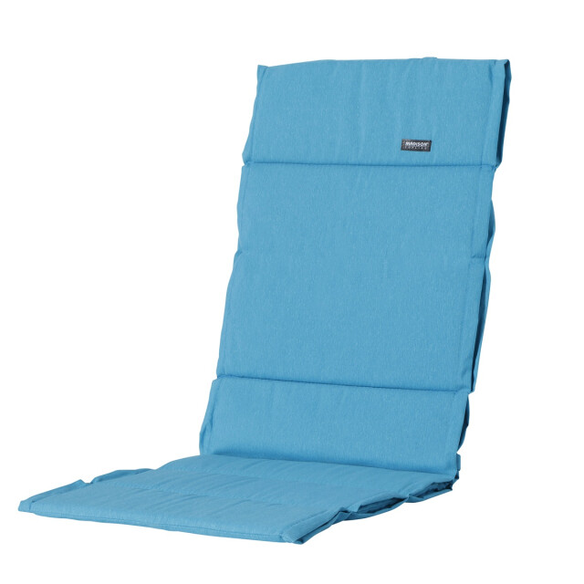 Madison tuinkussen fiber deluxe panama aqua ca. 125x50 cm set van 4 3083542 large
