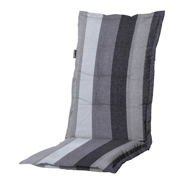 Madison tuinstoelkussen hoge rug victoria grey ca. 123x50 cm set van 4 3083021 large