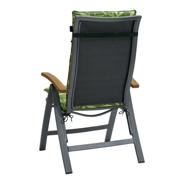 Madison tuinstoelkussen hoge rug fergus green ca. 120x50 cm set van 4 3082961 large