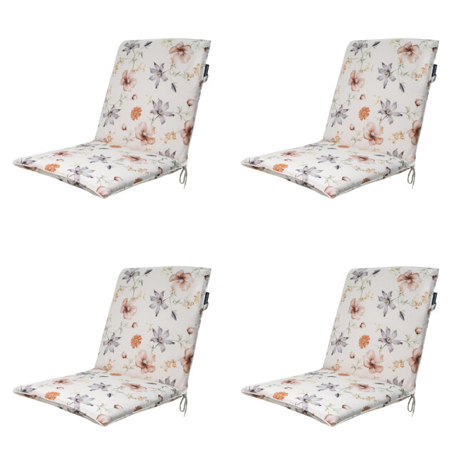 Madison stapelstoelkussen florina natural ca. 97x49 cm set van 4 3083602 large