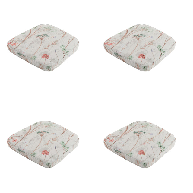 Madison zitkussen wicker donna natural canvas eco+ ca. 48x48 cm set van 4 3083382 large