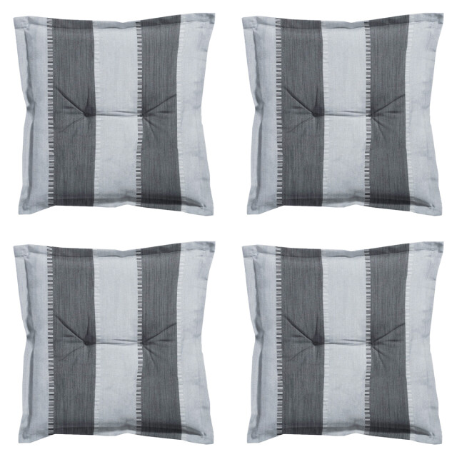 Madison zitkussen banda grey ca. 50x50 cm set van 4 3083302 large