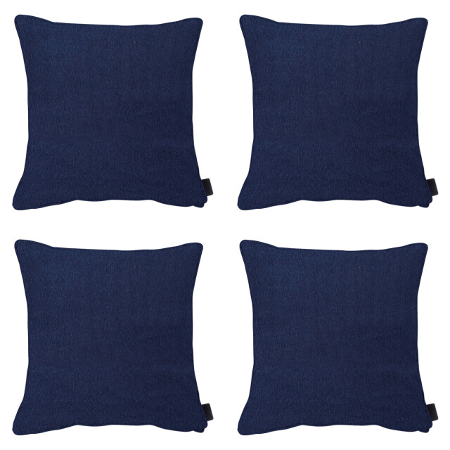 Madison sierkussen panama indigo ca. 60x60 cm set van 4 3083262 large