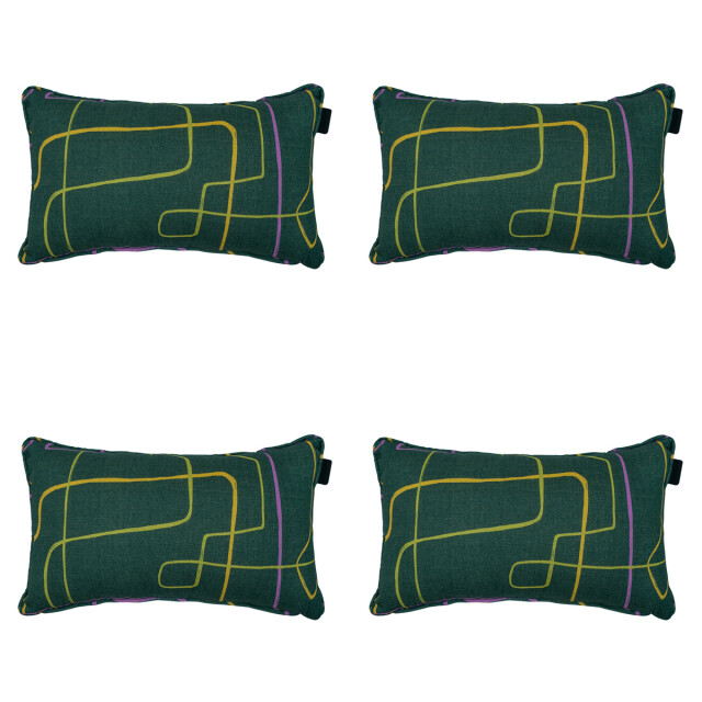 Madison sierkussen joah green ca. 30x50 cm set van 4 3083082 large
