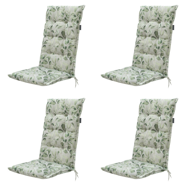 Madison tuinstoelkussen hoge rug diez ca. 123x50 cm set van 4 3083061 large