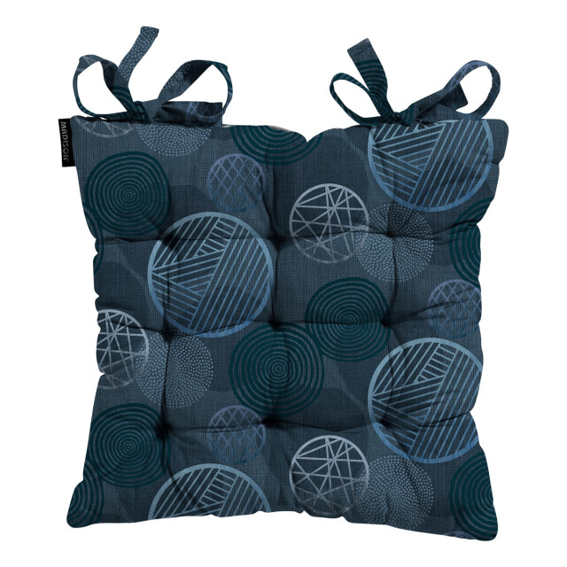 Madison zitkussen toscane circle blue ca. 46x46 cm set van 4 3083341 large