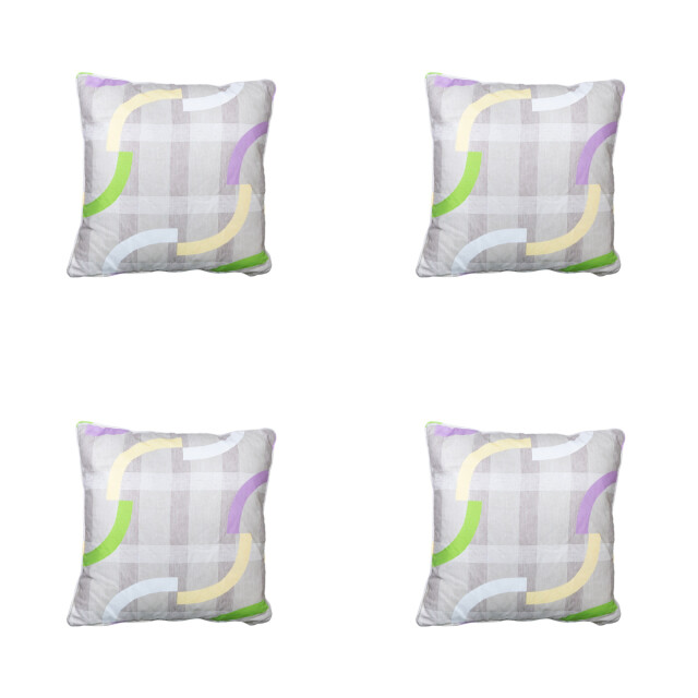 Madison sierkussen tess purple ca. 50x50 cm set van 4 3083184 large