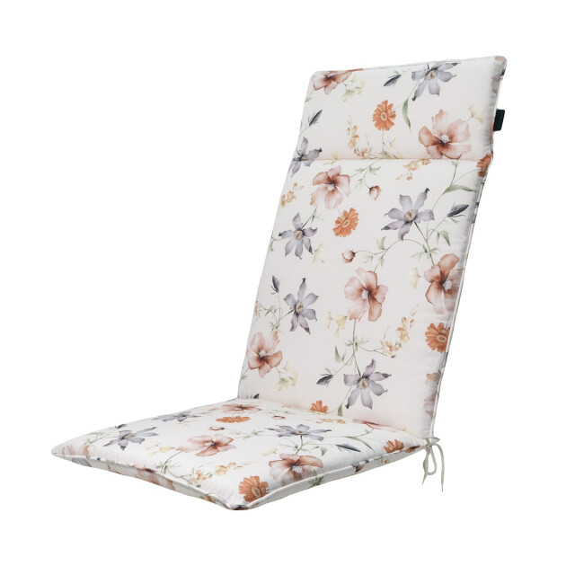 Madison tuinstoelkussen hoge rug florina natural ca. 120x50 cm set van 4 3082941 large