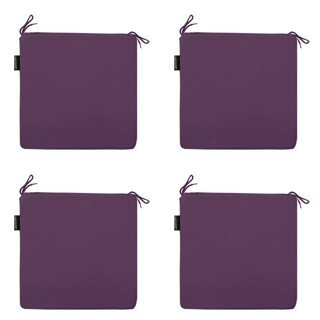 Madison zitkussen panama purple ca. 40x40 cm set van 4 3083402 large