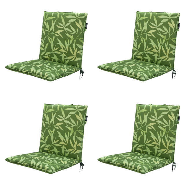 Madison stapelstoelkussen fergus green ca. 97x49 cm set van 4 3083622 large