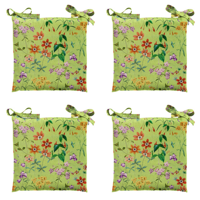 Madison zitkussen toscane milly green ca. 46x46 cm set van 4 3083362 large