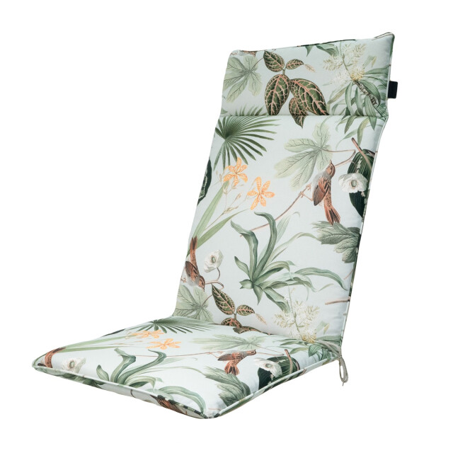 Madison tuinstoelkussen hoge rug grasse green ca. 120x50 cm set van 4 3082964 large