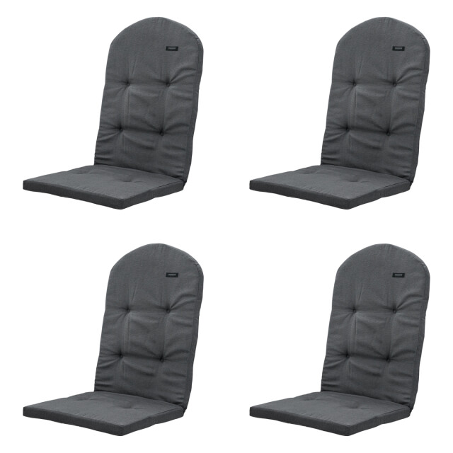 Madison tuinkussen bearchair panama grey ca. 128x48 cm set van 4 3083503 large