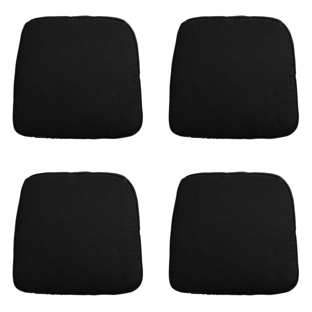 Madison zitkussen wicker panama black ca. 48x48 cm set van 4 3083369 large