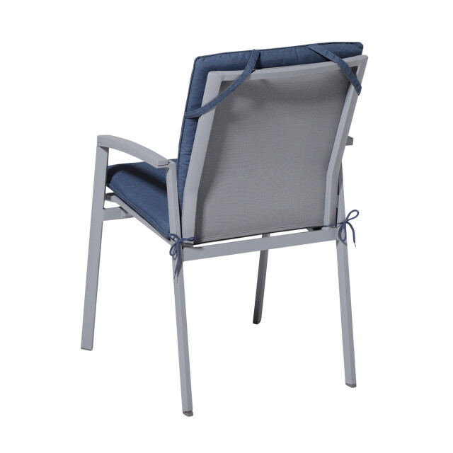 Madison stapelstoelkussen panama safier blue ca. 97x49 cm set van 4 3083570 large