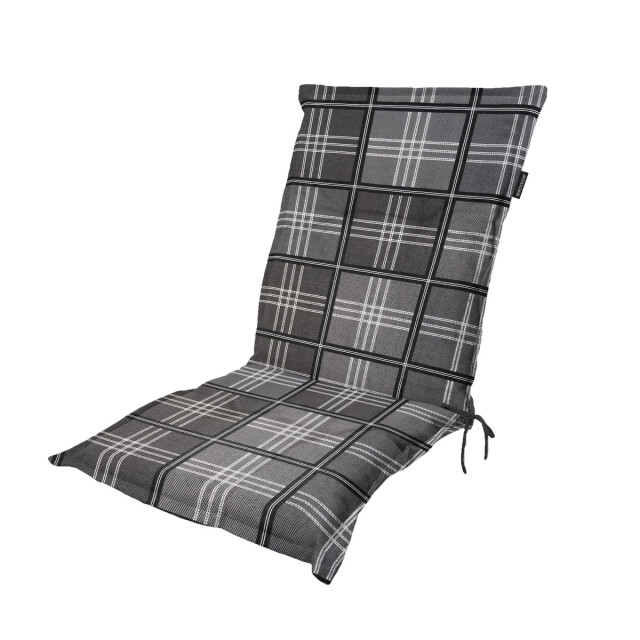 Madison tuinstoelkussen lage rug patchy grey ca. 105x50 cm set van 4 3082990 large