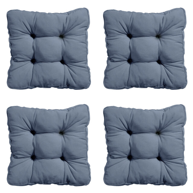 Madison zitkussen florance panama safier blue ca. 47x47 cm set van 4 3082886 large