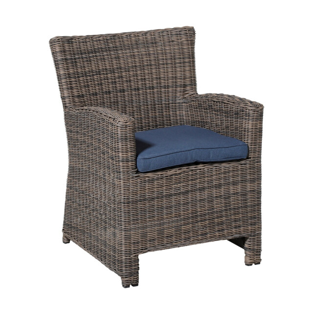 Madison zitkussen wicker panama safier blue ca. 48x48 cm set van 4 3083013 large