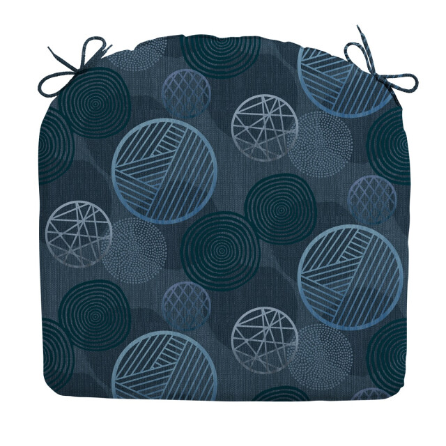 Madison zitkussen circle blue ca. 46x48 cm set van 4 3083433 large