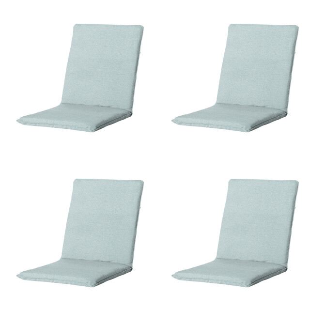 Madison stapelstoelkussen napels azure ca. 97x49 cm set van 4 3083631 large